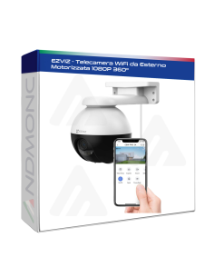 EZVIZ - Telecamera WiFi da Esterno Motorizzata 1080P 360°