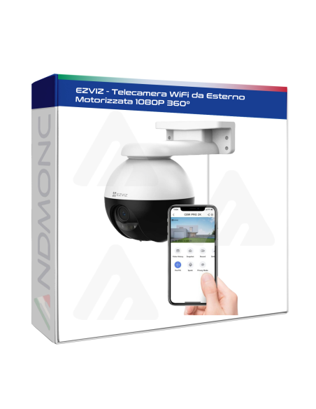 EZVIZ - Telecamera WiFi da Esterno Motorizzata 1080P 360°