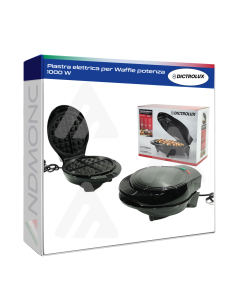 Piastra elettrica per Waffle potenza 1000 W