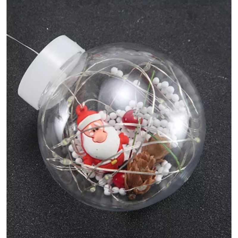 Catena di Luci Luminosa di Natale Babbo Natale...