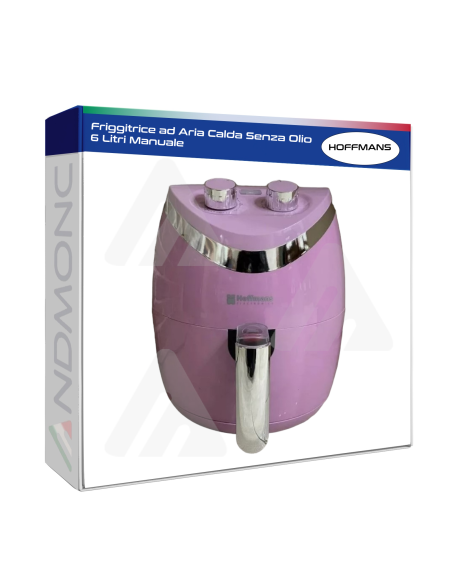 Friggitrice ad Aria Calda Senza Olio 6 Litri Manuale