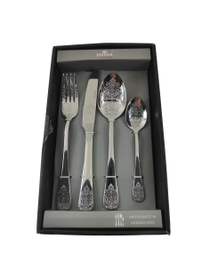 SET da 24pz. Posate Argento ACCIAIO INOX 2