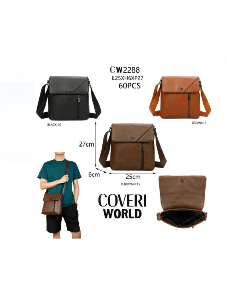 Borsa a tracolla marsupio UOMO Coveri ecopelle