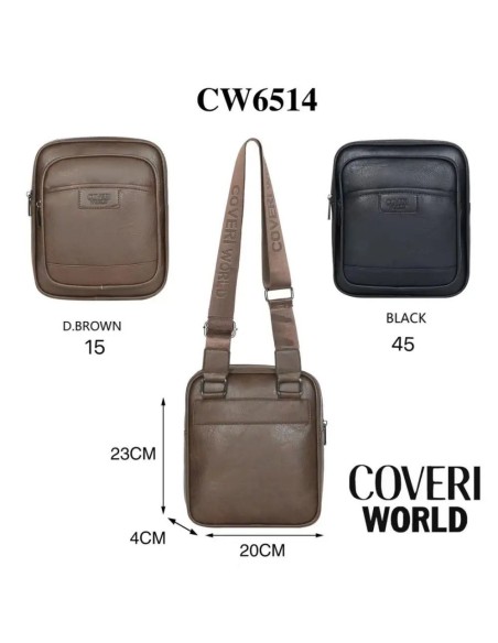 Borsa Marsupio a tracolla UOMO Coveri 23x20x4cm