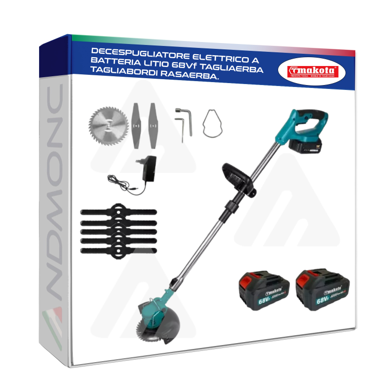 Decespugliatore elettrico a batteria litio 68Vf...