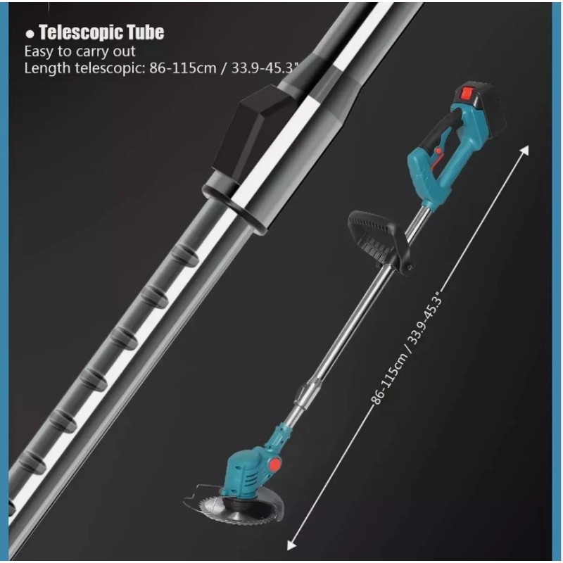 Decespugliatore elettrico a batteria litio 68Vf...