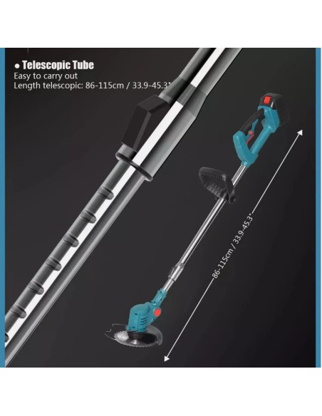 Decespugliatore elettrico a batteria litio 68Vf tagliaerba tagliabordi rasaerba