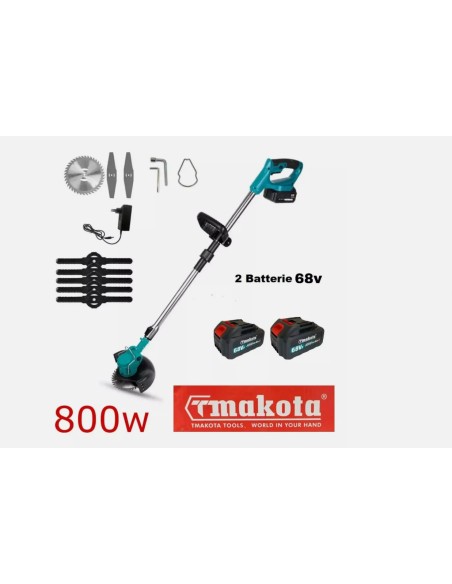 Decespugliatore elettrico a batteria litio 68Vf tagliaerba tagliabordi rasaerba