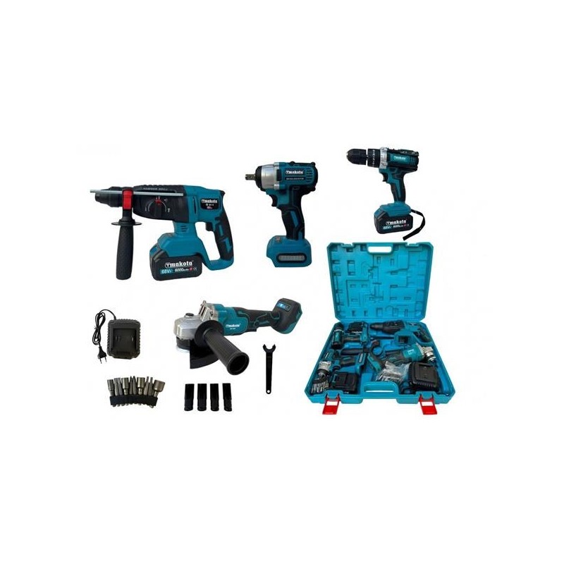 Set Attrezzi A Batteria TMAKOTA TM-TS406 SET 4...