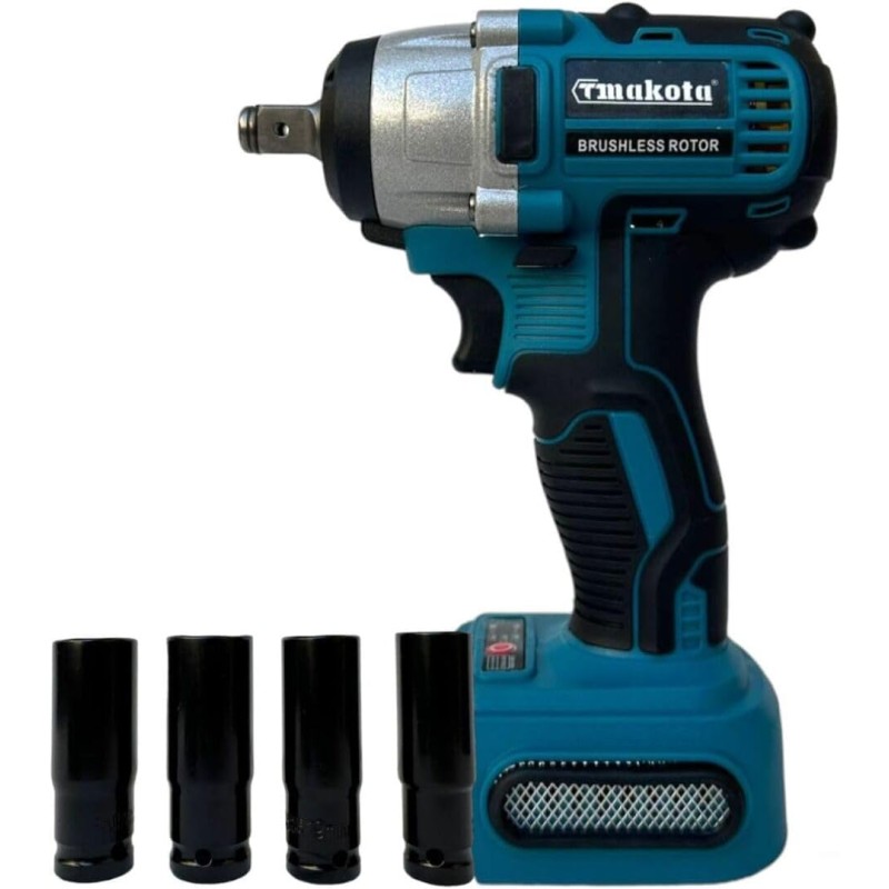 kit 4 in 1 makota smerigliatrice trapano luce e...