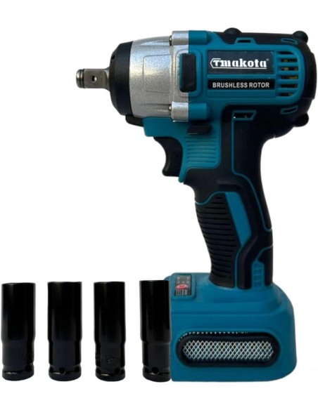 kit 4 in 1 makota smerigliatrice trapano luce e svita bulloni