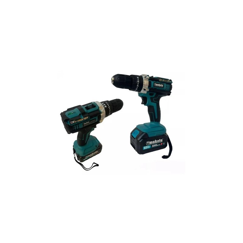 kit 4 in 1 makota smerigliatrice trapano luce e...