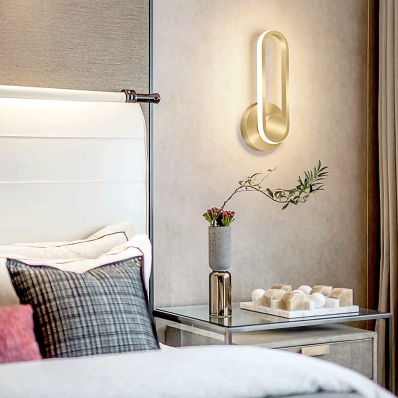 Lampada da parete Applique da parete ad anello...