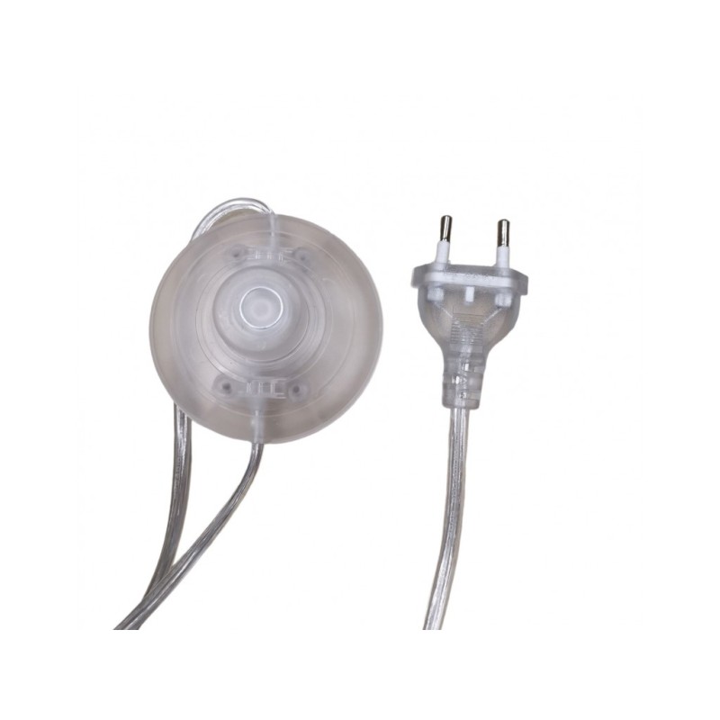 Lampada da terra argento con sfera in vetro...