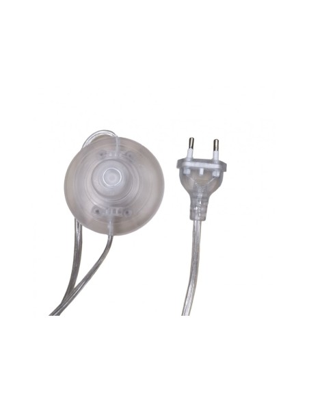 Lampada da terra argento con sfera in vetro bianco piantana design moderno