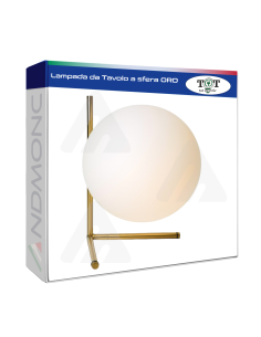 Lampada da Tavolo ORO, sfera luminosa