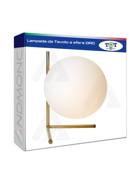 Lampada da Tavolo ORO, sfera luminosa