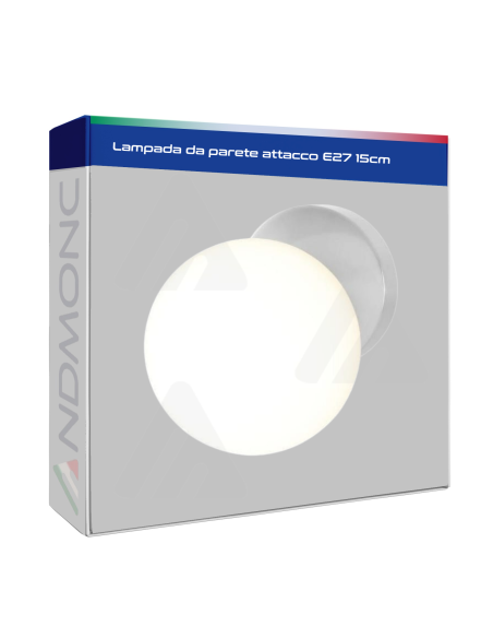 Applique Lampada da parete E27 15cm