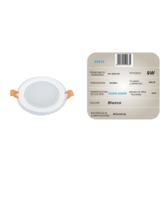 10x Pannello LED da incasso 3000K-6500K 9W 2