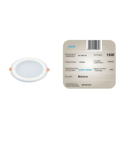 10x Pannello LED da incasso 3000K-6500K 18W AM-CR-18 2