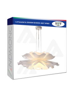 Lampadario 3000K-6400K E27 IP20 fiori di lusso