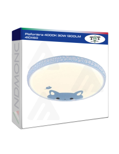 Plafoniera lampadario bambini 4000K 30W 1300LM 410X60