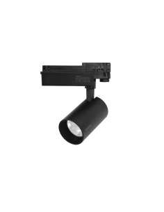 4x faretti a Binario 30W 4000K NERO 3100lm 220V 2