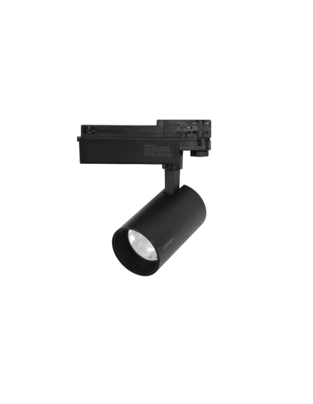 4x faretti a Binario 40W 4000K NERO 4500lm 220V