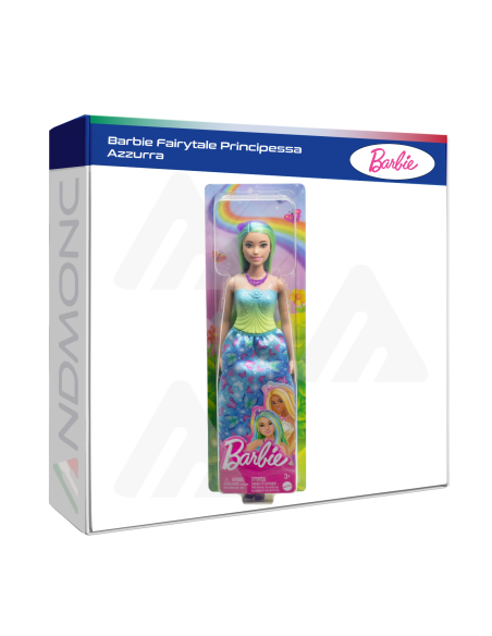 Barbie Fairytale Principessa Azzurra Bambola
