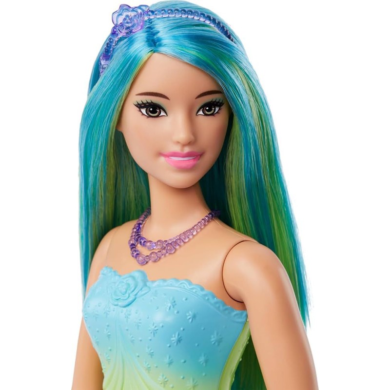 Barbie Fairytale Principessa Azzurra Bambola