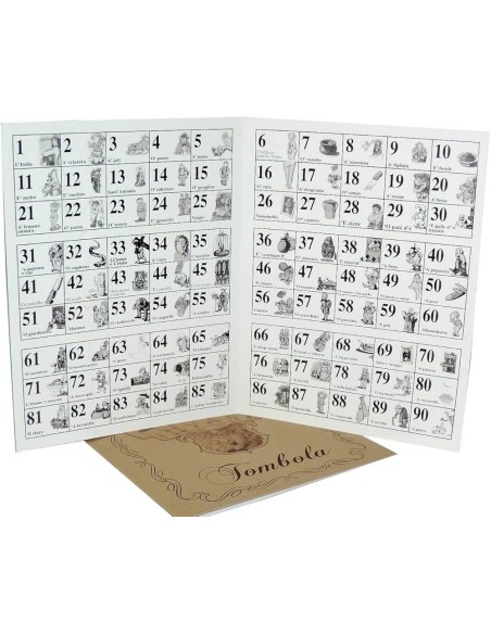 Tombola classica Napoletana completa di tutto Gioco