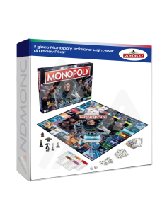 Il gioco Monopoly edizione Lightyear di Disney Pixar
