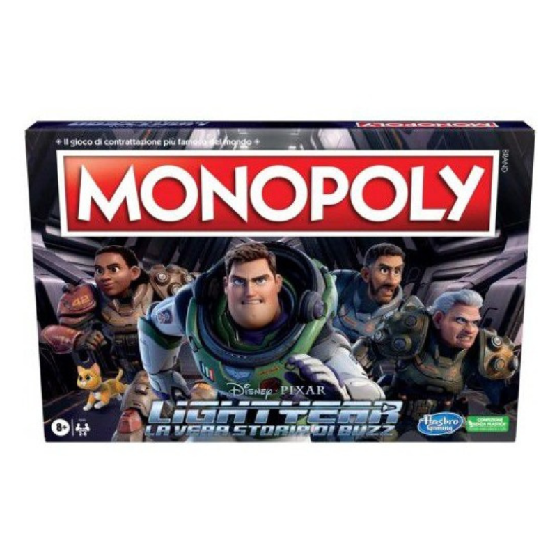 Il gioco Monopoly edizione Lightyear di Disney...