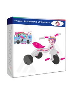 Triciclo Bambina Unicorno Rosa tombolino toys giocattoli