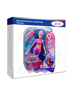 Bambola Barbie Sirena power toys giocattoli bambina