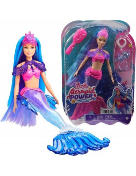 Bambola Barbie Sirena power toys giocattoli bambina