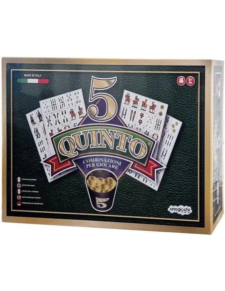 QUINTO Gioco da Tavolo Carte Napoletane Gioco di Società Bambini Adulti Natale