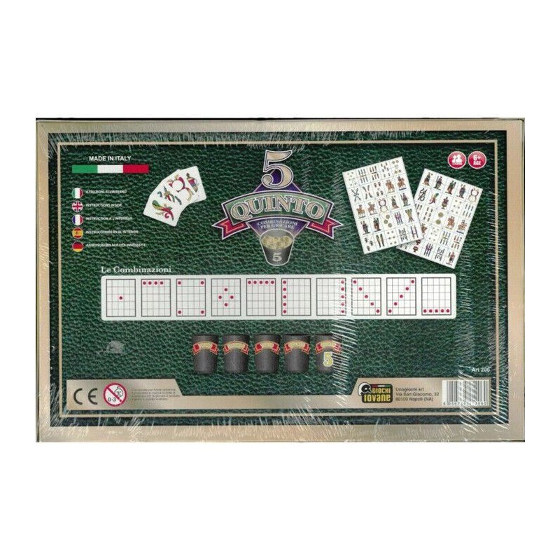 QUINTO Gioco da Tavolo Carte Napoletane Gioco...