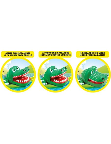 Attenti al Coccodrillo Gioco Teorema toys giocattoli bambino bambina da tavolo