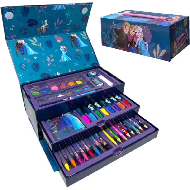Valigetta con colori per bambini Frozen Disney...