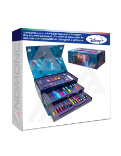 Valigetta con colori per bambini Frozen Disney set 52...