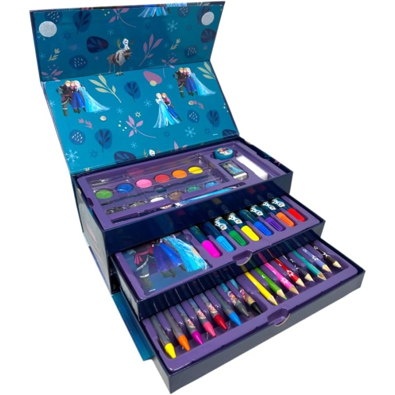Valigetta con colori per bambini Frozen Disney...