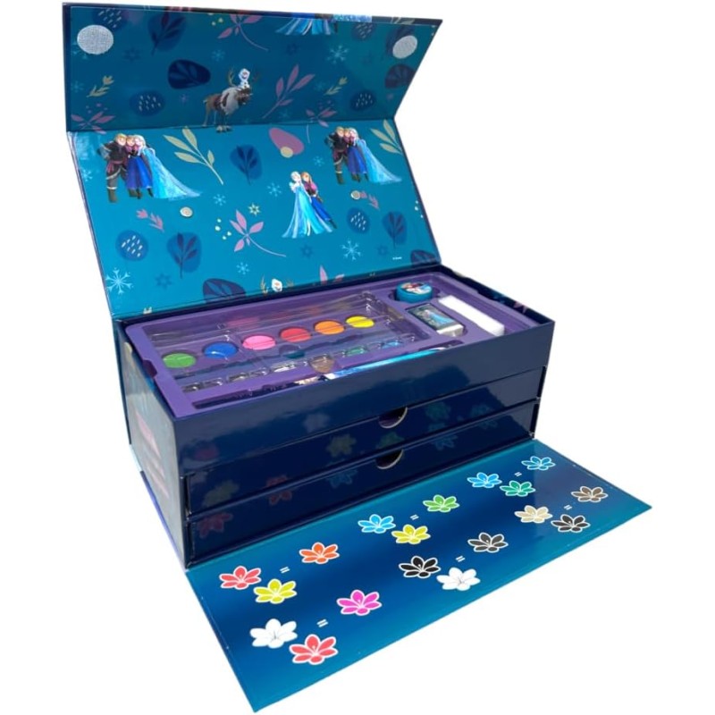 Valigetta con colori per bambini Frozen Disney...