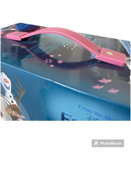 Valigetta con colori per bambini Frozen Disney set 52 pezzi di colori e cancelleria scatola con cassetti kit disegno e pittura