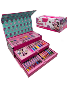 Valigetta con colori per bambini Minnie Disney set 52... 2