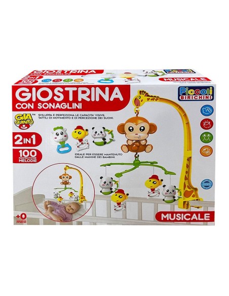 Giostrina da culla con sonaglini 2 in 1