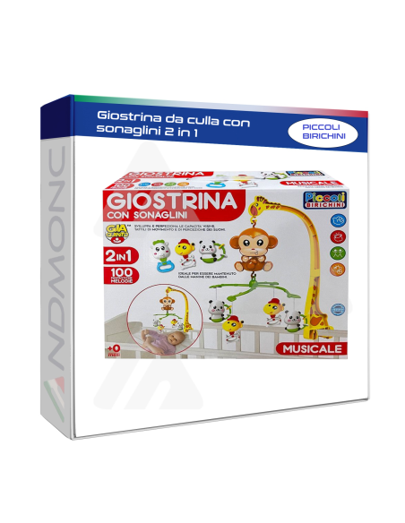 Giostrina da culla con sonaglini 2 in 1