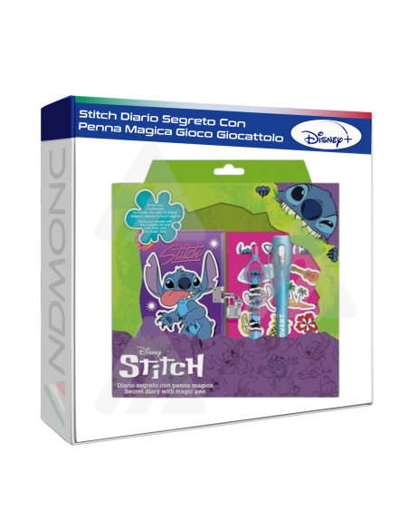 Stitch Diario Segreto Con Penna Magica Gioco Giocattolo