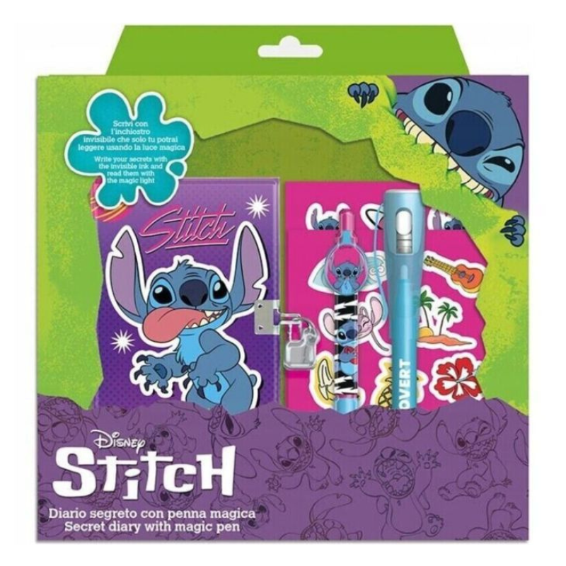 Stitch Diario Segreto Con Penna Magica Gioco...