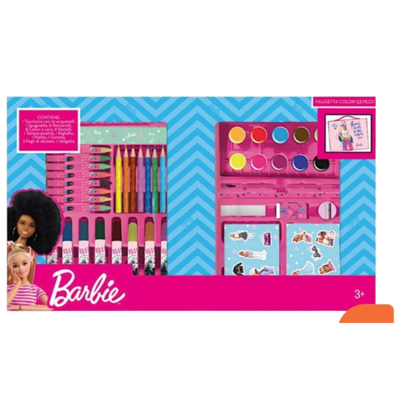 Valigetta Colori Barbie 52 Pezzi: Set Completo...